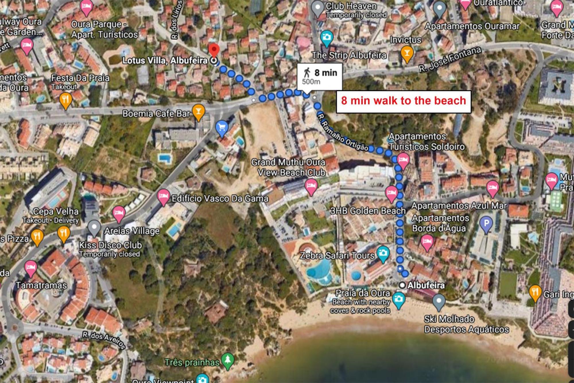 Lotus Villa, Albufeira Kültér fotó